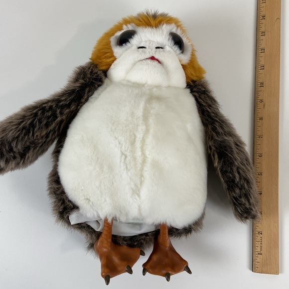 Disney Star Wars Large Porg Talking Puppet Works Galaxies Edge - Picture 7 of 7